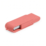 Pendrive eco rotante su misura realizzata in fibra di frumento color rosso
