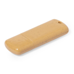 USB ecologica su misura in paglia di frumento di stile quadrato color naturale