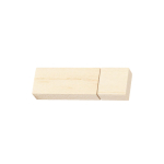 Classica USB su misura con scocca in legno di bambù e cappuccio color legno chiaro