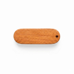 USB rotante sottile su misura con scocca realizzata in legno color legno scuro