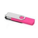 Memoria USB su misura con doppia connessione USB e Micro-USB color rosa