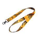 Lanyard in RPET a colori full color su misura made in Europe color bianco