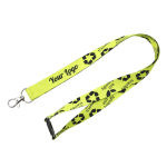 Lanyard personalizzato a colori con chiusura di sicurezza prodotto nell’UE color bianco