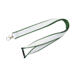 Lanyard a doppio strato custom made con chiusura di sicurezza prodotto nell’UE color verde