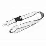 Lanyard a doppio strato a colori custom made prodotto in Europa color grigio