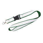 Lanyard a doppio strato a colori custom made prodotto in Europa color verde