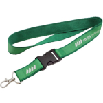Lanyard a doppio strato a colori custom made prodotto in Europa color verde