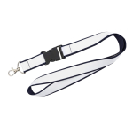 Lanyard a doppio strato a colori custom made prodotto in Europa color blu scuro
