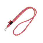 Lanyard tubolare stampato a colori custom made prodotto in Europa color bianco