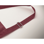 Grembiule lungo regolabile in policotone 240 g/m² color bordò terza vista fotografica