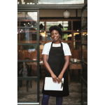 Grembiule lungo regolabile in policotone 240 g/m² color nero vista ambiente