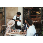 Grembiule lungo regolabile in policotone 240 g/m² color nero seconda vista ambiente 2