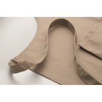 Grembiule lungo regolabile in policotone 240 g/m² color sabbia seconda vista fotografica