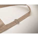 Grembiule lungo regolabile in policotone 240 g/m² color sabbia terza vista fotografica