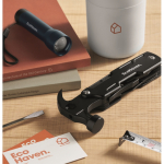 Martello multiutensile 14 in 1 in acciaio inox e alluminio color nero vista ambiente principale