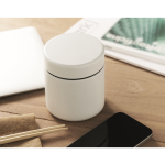 Vasetto termico in acciaio inox a doppia parete con coperchio 500 ml color bianco vista ambiente