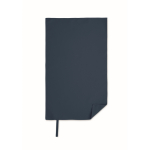 Asciugamano in microfibra con fascia elastica 30x50 cm color blu terza vista