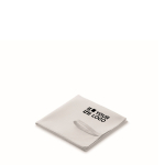 Asciugamano in microfibra con fascia elastica 30x50 cm color bianco vista area di stampa