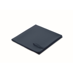 Asciugamano in microfibra leggero ad asciugatura rapida 50x100 cm color blu seconda vista