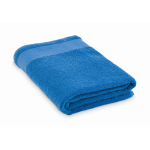Asciugamano da bagno in spugna 100% cotone 380 g/m² 100x150 cm color blu