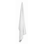 Asciugamano da bagno in spugna 100% cotone 380 g/m² 100x150 cm color bianco quarta vista
