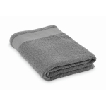 Asciugamano da bagno in spugna 100% cotone 380 g/m² 100x150 cm color grigio scuro