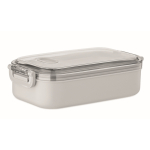 Portapranzo in plastica con interno in acciaio inox riciclato 750 ml color grigio