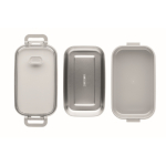 Portapranzo in plastica con interno in acciaio inox riciclato 750 ml color grigio quinta vista