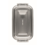 Portapranzo in plastica con interno in acciaio inox riciclato 750 ml color grigio sesta vista