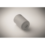 Bicchiere in plastica e silicone con coperchio scorrevole 330 ml color grigio quinta vista fotografica