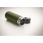 Borraccia in acciaio inox a doppia parete con cannuccia 500 ml color verde scuro settima vista fotografica