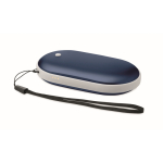 Scaldamani in alluminio con 3 livelli di calore 5.000mAh color blu