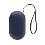 Scaldamani in alluminio con 3 livelli di calore 5.000mAh color blu quarta vista