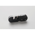 Affilatore tascabile per coltelli in astuccio di plastica color nero ottava vista fotografica