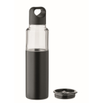 Borraccia 2 in 1 in acciaio inox con bicchiere a doppia parete 610 ml color nero decima vista