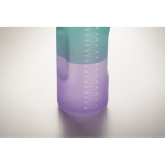 Borraccia in RPET antigoccia con cannuccia e tappo a ribalta 2L color turchese quarta vista fotografica