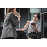 Borsa frigo con indicatore di temperatura e manici corti 5L color nero seconda vista ambiente