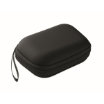 Kit di pronto soccorso in custodia rigida in plastica color nero