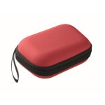 Kit di pronto soccorso in custodia rigida in plastica color rosso seconda vista