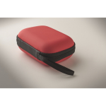 Kit di pronto soccorso in custodia rigida in plastica color rosso quinta vista fotografica