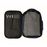 Zaino da cabina in poliestere RPET con cinghia per trolley 15'' color blu reale