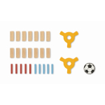 Gioco di calcio in legno con giocatori e accessori color legno ottava vista