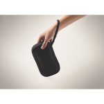 Borsa organizer tecnica in poliestere 600D con PU color nero quarta vista fotografica