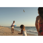 Disco volante in plastica oceanica da 21 cm per la personalizzazione color turchese seconda vista ambiente