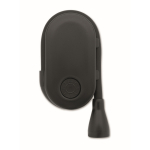 Luce da lettura LED ricaricabile in plastica con clip e 3 modalità color nero seconda vista