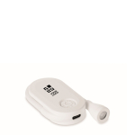 Luce da lettura LED ricaricabile in plastica con clip e 3 modalità color bianco vista area di stampa