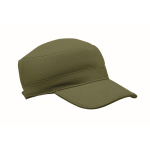 Cappello militare in cotone spazzolato con velcro 260 g/m² color verde militare