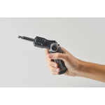 Cacciavite con manico pieghevole con 12 diverse punte color grigio quarta vista