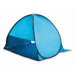 Tenda da spiaggia in poliestere 190T leggera con ganci e custodia color turchese settima vista