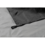 Stuoia da spiaggia leggera in poliestere 200x210cm color nero sesta vista fotografica